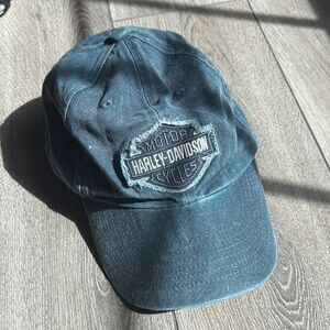 Harley-Davidson Teal Vintage-Style Logo Baseball Cap